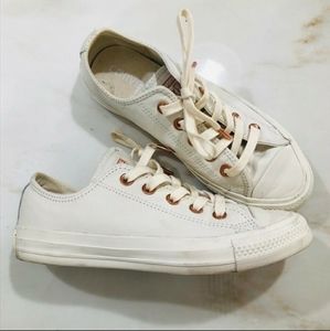 Converse Limited Edition Rose Gold accent sneakers